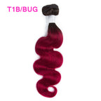 3 Bundles Rose Gold Ombre On Dark Hair 100% Human Hair 2019 Hair Color Trends