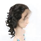 360 Frontal Loose Wave Swiss Lace Natural Headline Pre Plucked Hairline Bleached Knots