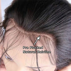 13x6 Body Wave Lace Frontal Hand Tied Natural Headline No Chemical Processing