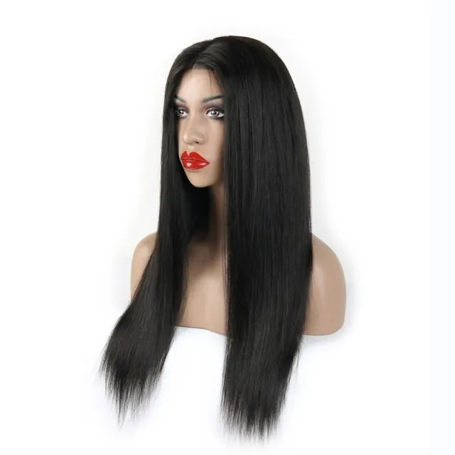 13x6 Lace Front Wig Transparent Lace Straight Suitable Dying Colors Natural Color Black Color Average Size