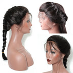 Transparent Lace Full Lace Wig Straight With Baby Hair Natural Headline Swiss Lace