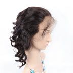 2 Bundles Virgin Hair Loose Wave With Natural Color 360 Lace Frontal