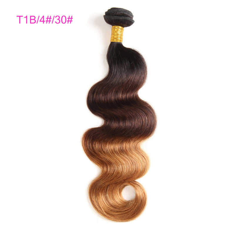3 Bundles T1B/4#/27# T1B/Red 100% Human Hair T1B/Blue T1B/613 T1B/4#/30# 2019 Hair Color Trends