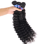 1 Bundle Deep Wave Hair Weaves Virgin Hair Hair Products Top Grade Real Virgin
