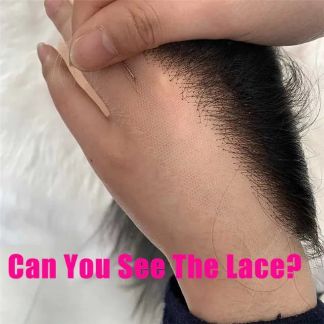 Brazilian Straight Hair HD Transparent Lace Closure Free/Middle/Three Part Remy Human Hair 4x4 Inch Swiss Lace Top Closure Bleached Knots