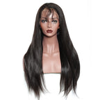 Transparent Lace Full Lace Wig Straight With Baby Hair Natural Headline Swiss Lace