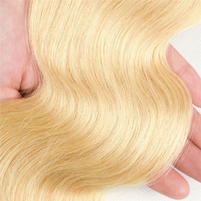 613 4x4 Lace Closure Body Wave Light Brown Lace Human Hair Natural Headline Pre Plucked Hairline