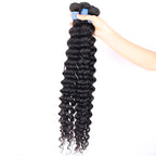 1 Bundle Deep Wave Hair Weaves Virgin Hair Hair Products Top Grade Real Virgin
