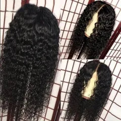 360 New Curl 13x6 Lace Front Wig 130 150 180 300 Density With Baby Hair Pre Plucked Hairline Natural Headline