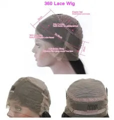 360 New Curl 13x6 Lace Front Wig 130 150 180 300 Density With Baby Hair Pre Plucked Hairline Natural Headline