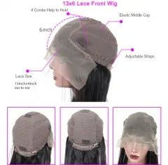 360 New Texture 13x6 Lace Front Wig With Baby Hair 130,150,180,300 Density Pre Plucked Hairline