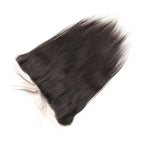 Straight Silk Base Lace Closure Frontal Bleached Knots Pre Plucked Hairline Natural Headline Human Hair