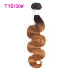 4 Bundles Ombre Hair 100% Human Hair 2019 Hair Color Trends Rose Gold Ombre On Dark Hair
