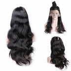 Body Wave 360 Lace Front Wig 150% Density Bleached Knots Natural Headline Glueless Pre Plucked Hairline