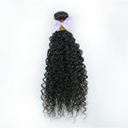 3 Bundles Curly Hair Weft Virgin Hair No Chemical Processing Natural Color