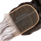 5x5 BodyWave Lace Closure Hand Tied Medium Brown Lace No Shedding No Tangle Pre Plucked Hairline