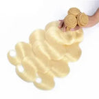 613 Color Body Wave Human Hair Weft 1 Bundle 2,3,4 Bundles Honey Blonde Hair Color