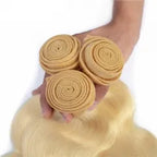 613 Color Body Wave Human Hair Weft 1 Bundle 2,3,4 Bundles Honey Blonde Hair Color