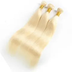 613 Color Straight Hair Virgin Hair Bundle Deals Blonde Human Straight Hair 1 Bundle 2,3,4 Bundles (2)