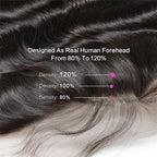 Deep Wave Curly 4x4 Silk Base Lace Closure Frontal Natural Headline Medium Brown Lace Human Hair Baby Hair