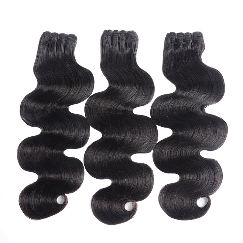 Wholesale Body Wave Bundles Deals Double Drawn Weft Hair Extension Peruvian Brazilian Hair Weave Bundles