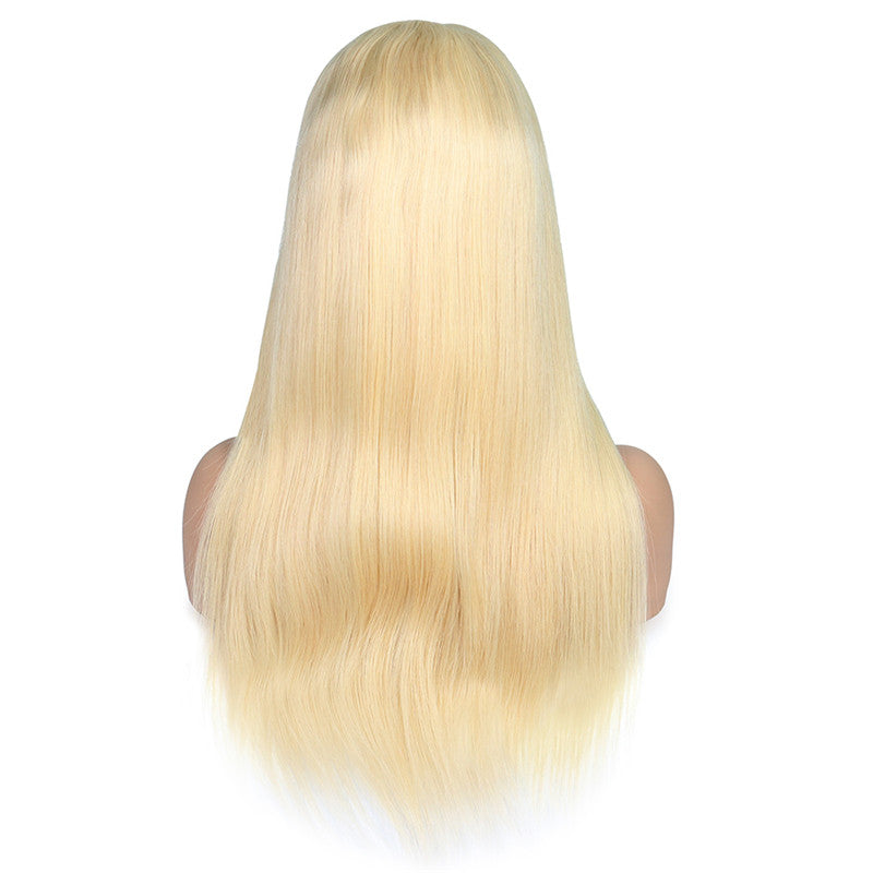 Color Full Lace Wig 613# Color Top Quality With Baby Hair Blonde Color Wig 130% Density