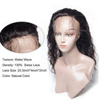 360 Frontal Water Wave Can Be Permed No Chemical Processing Pre Plucked Hairline Human Hair