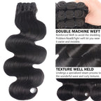 Wholesale Body Wave Bundles Deals Double Drawn Weft Hair Extension Peruvian Brazilian Hair Weave Bundles