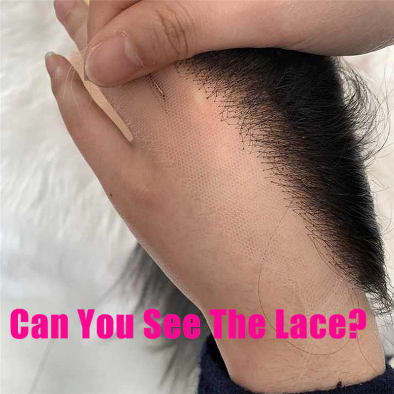 Brazilian Straight Hair HD Transparent Lace Closure Free/Middle/Three Part Remy Human Hair 4x4 Inch Swiss Lace Top Closure Bleached Knots