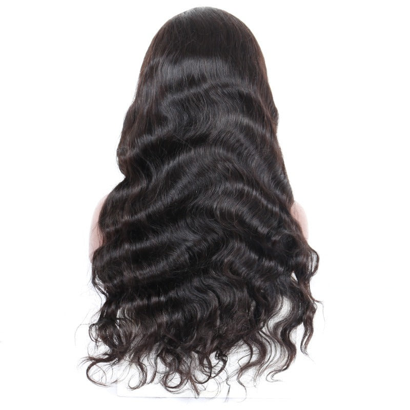 Body Wave Transparent Lace Front Wig Average Size Suitable Dying Colors Natural Headline No Shedding No Tangle