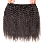 3 Bundles Kinky Straight 100% Raw Unprocessed Best Quality Virgin Kinky Straight Hair Weft