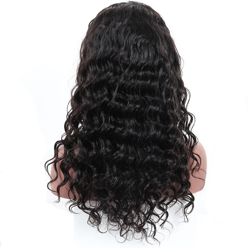13x6 Lace Front Wig Natural Wave Wavy Suitable Dying Colors Glueless No Chemical Processing Pre Plucked Hairline