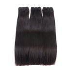 Natural Black Hair Straight Double Drawn Virgin Hair Bundles Vietnamese Thick Hair Ends Human Hair Extensions