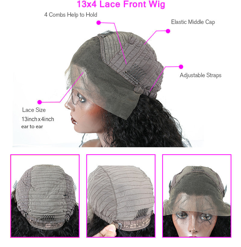 360 New Texture 13x6 Lace Front Wig With Baby Hair 130,150,180,300 Density Pre Plucked Hairline