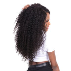 Kinky Curly 360 Lace Front Wig 150% Density Natural Headline Can Be Permed Human Hair Natural Color