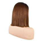 Straight Bob Lace Front Wig 1b/30# Color Wigs 150% Density Human Hair Wig