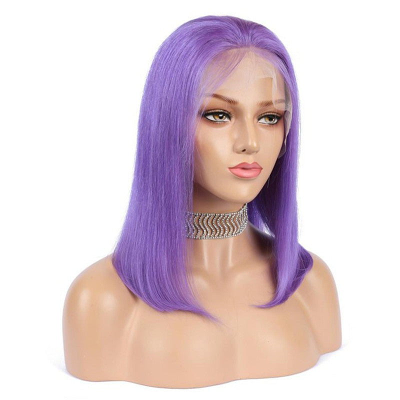 Bob Wig Colorful With Two Colors Lace Front Wig Color Bobs Straight