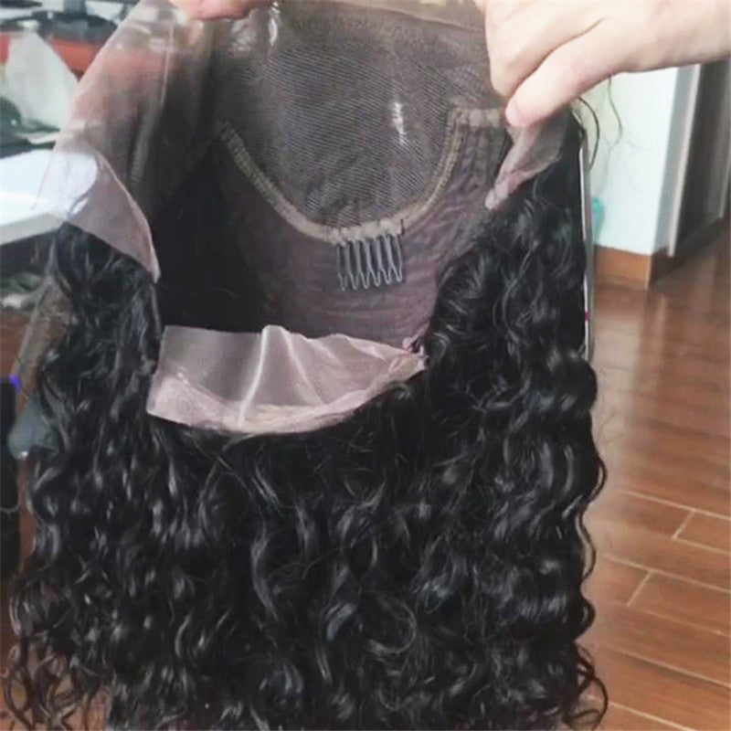 Bob Wigs With Side Part Short Curly Bob Black Hair Lace Front Wig Human Hair