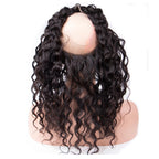 360 Frontal Water Wave Can Be Permed No Chemical Processing Pre Plucked Hairline Human Hair