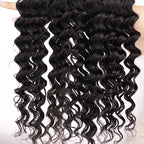 1 Bundle Deep Wave Hair Weaves Virgin Hair Hair Products Top Grade Real Virgin