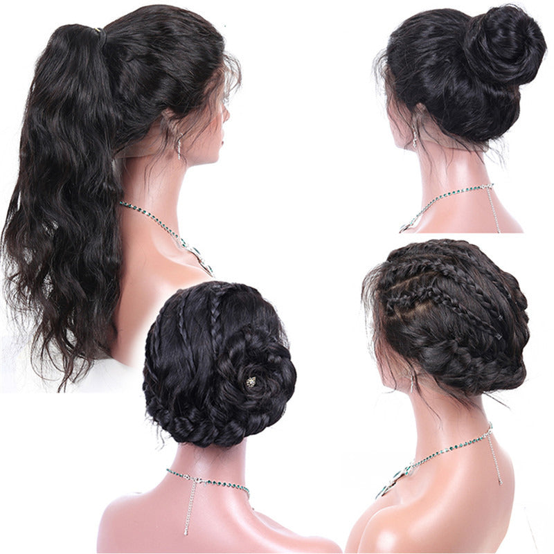 Full Lace Wig BodyWave Transparent Lace Lace Wigs 130%,180% Density Human Hair Swiss Lace