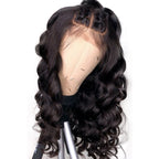 13x6 Lace Front Wig Loose Wave Swiss Lace Remy Hair No Shedding No Tangle Suitable Dying Colors