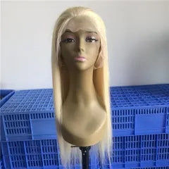 Blonde #613 Color Straight 360 Lace Wig Adjustable Fits Perftecly Around Your Ears Lace Front Wig
