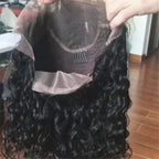 Bob Wigs With Side Part Short Curly Bob Black Hair Lace Front Wig Human Hair