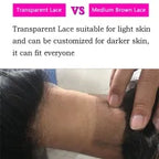 Merry Hair Natural Deep Wave Transparent Lace Wig Curly Hair Vendors