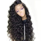 Natural Wave Wavy 360 Lace Front Wig 150% Density No Shedding No Tangle Natural Headline No Chemical Processing With Baby Hair