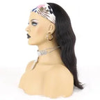 Short Headband Wig Human Hair Body Wave For African American