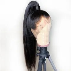 Straight Fake Scalp Lace Front Wig Body Wave Fake Scalp Human Hair Wigs