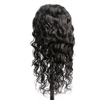 Water Wave Human Hair Transparent Lace Frontal Wigs 30 Inch Long T Part Remy Wet And Wavy Lace Front Human Hair Wigs