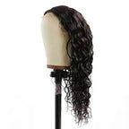 Water Wave Human Hair Transparent Lace Frontal Wigs 30 Inch Long T Part Remy Wet And Wavy Lace Front Human Hair Wigs